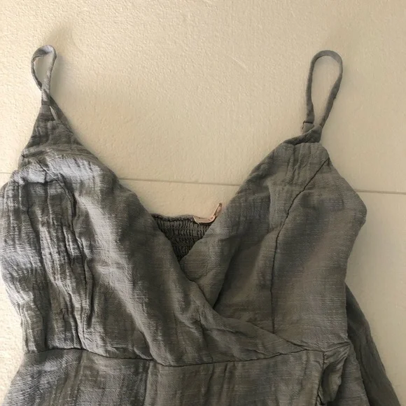 PacSun Lottie Moss light blue ruffle mini dress - Picture 9 of 14